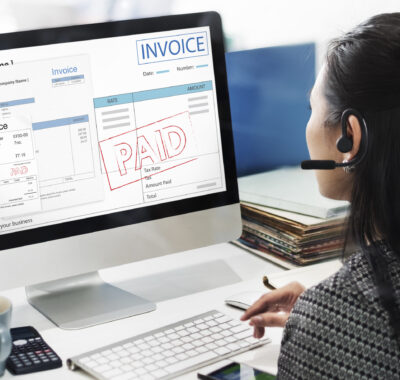 Invoice Bill Paid Payment Financial Account Concept Invoice Bill Paid Payment Financial Account Concept